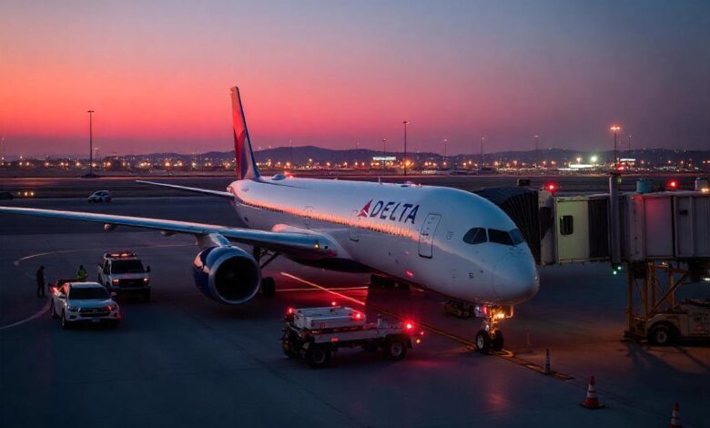delta flight dl275 diverted lax